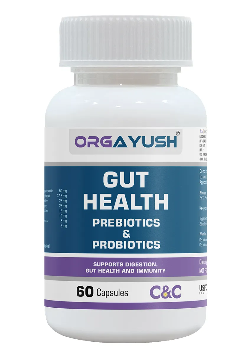 Gut Health Probiotic Prebiotic & Digestive Enzymes Capsules