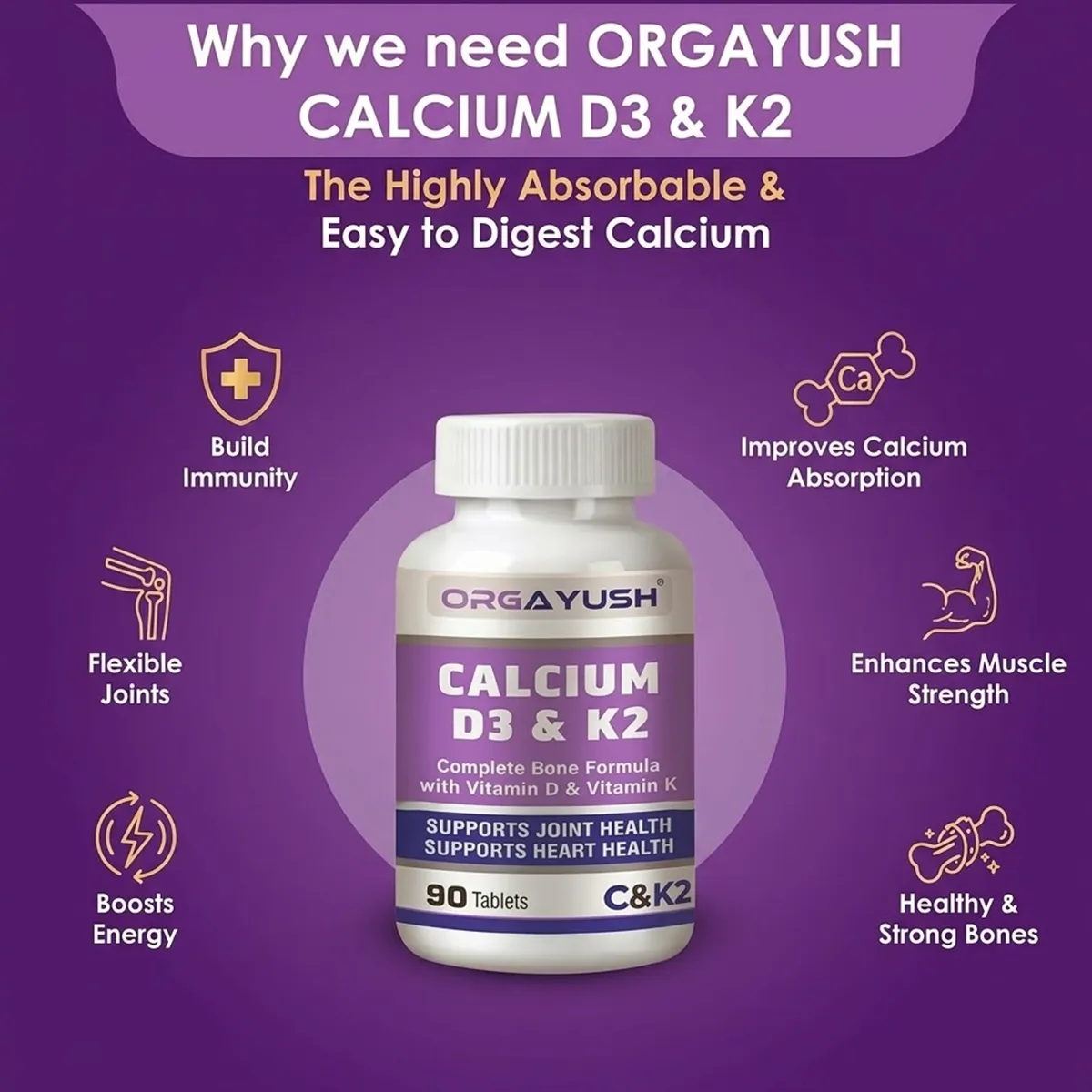 Calcium D3 & K2 Tablets - Image 6