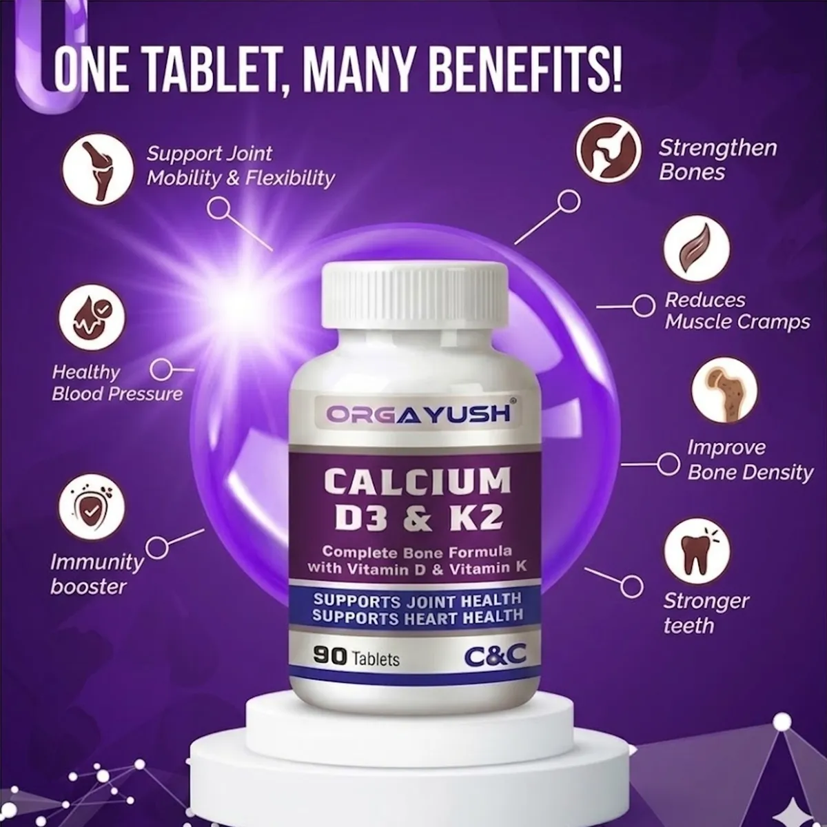 Calcium D3 & K2 Tablets - Image 8