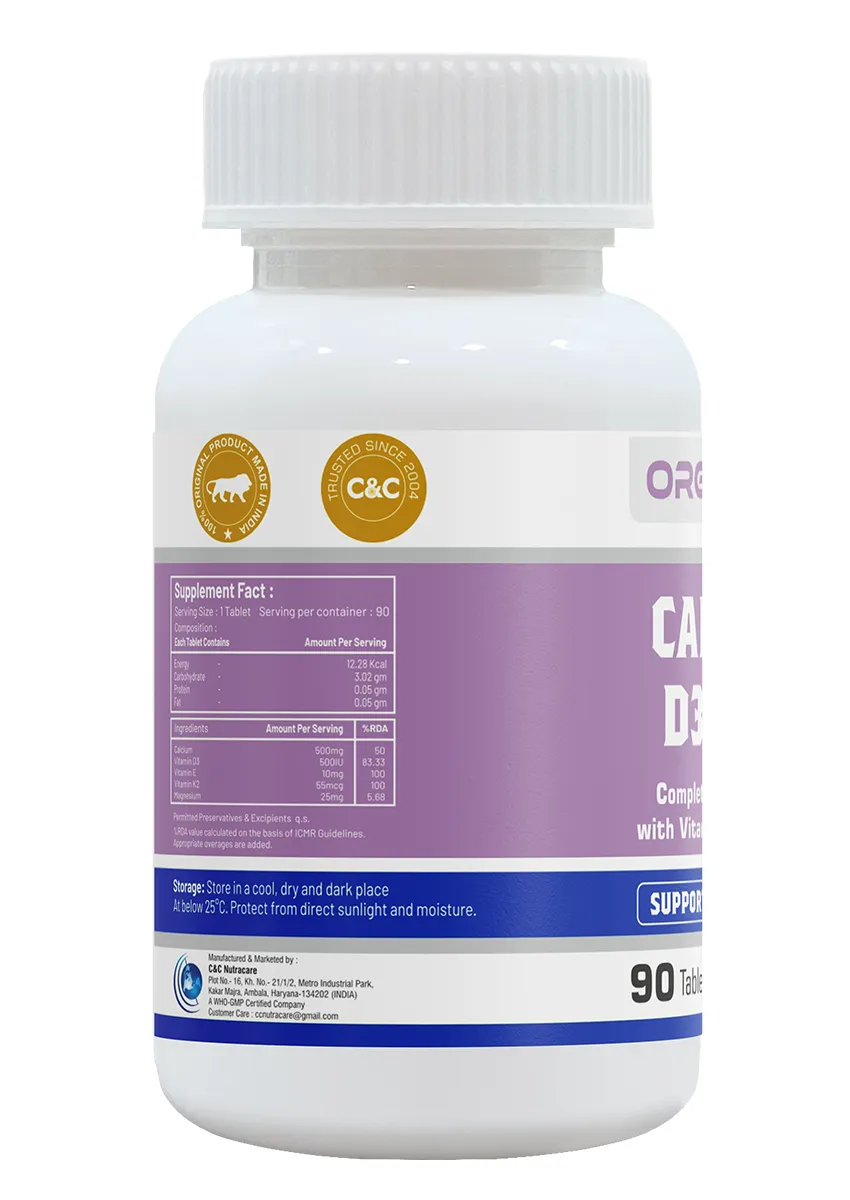 Calcium D3 & K2 Tablets - Image 3