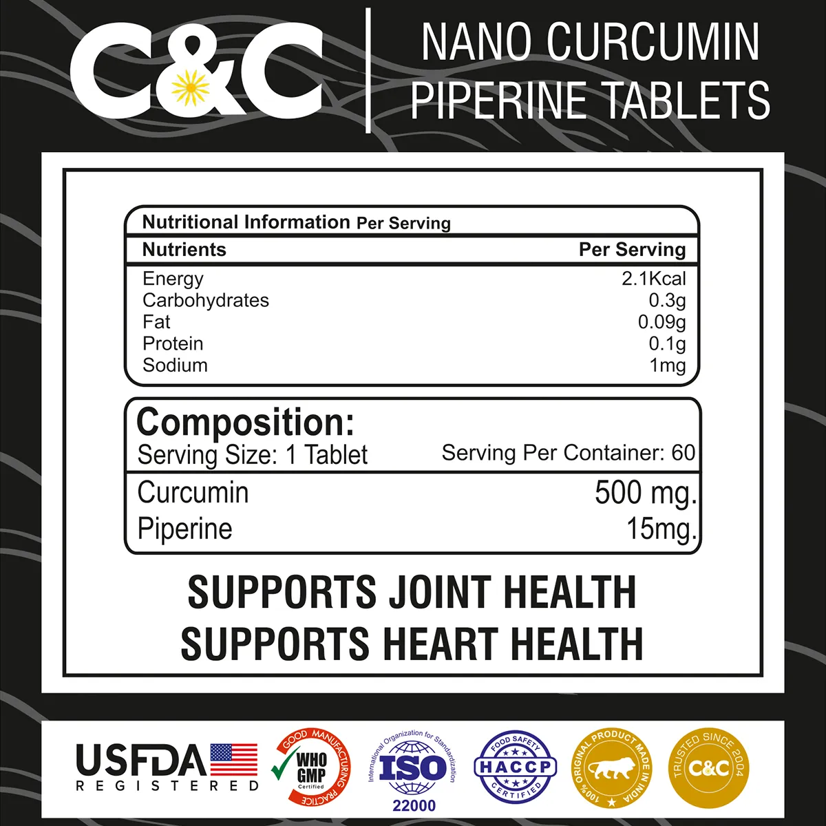 Nano-Curcumin Piperine Tablets - Image 5