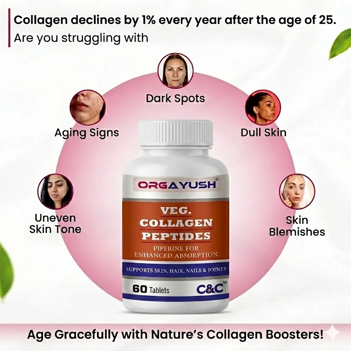 Veg Collagen Peptides Tablets - Image 7