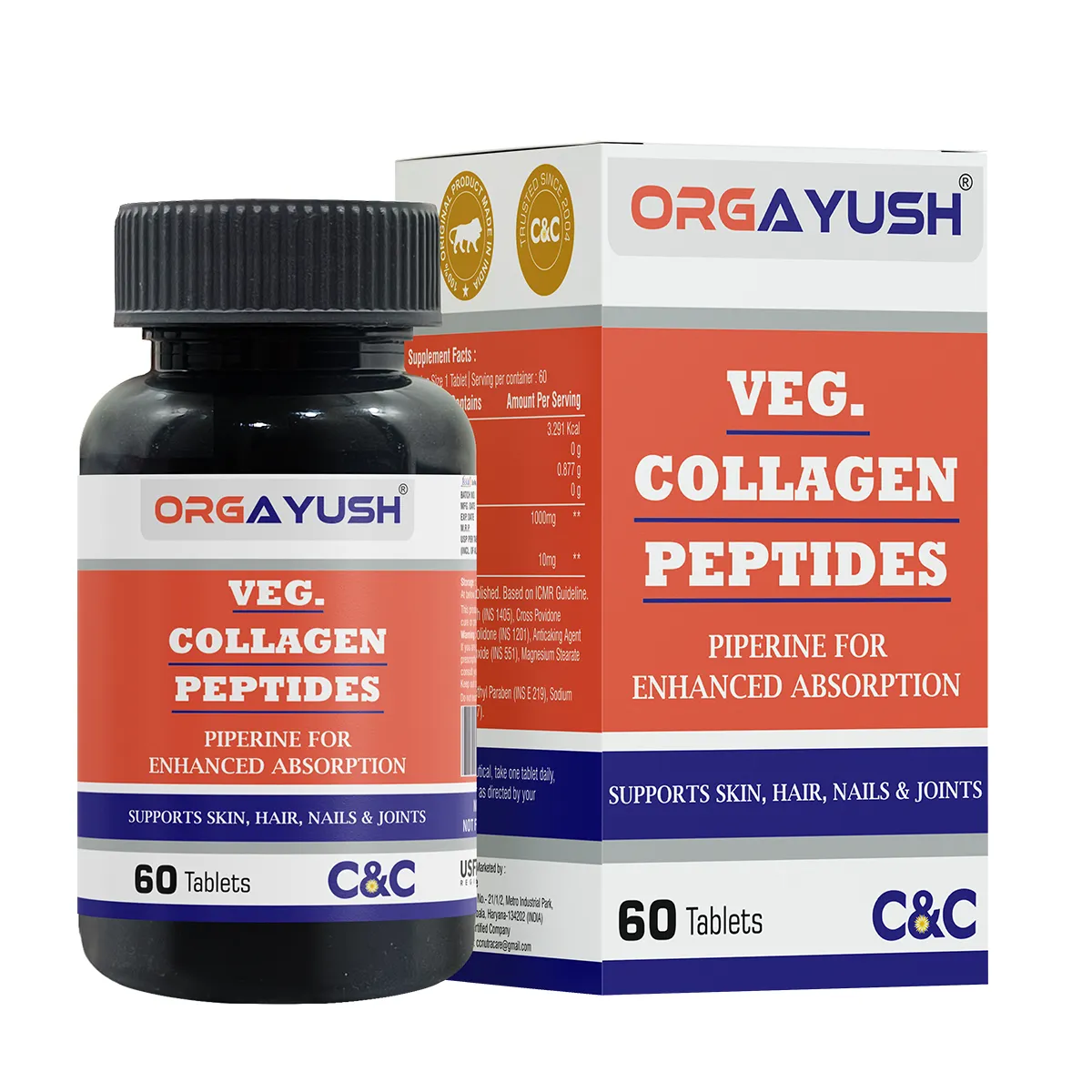 Veg Collagen Peptides Tablets - Image 2